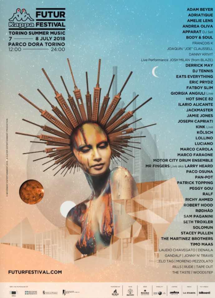 Kappa Futurfestival torna il 7 e 8 luglio a Torino con una line up stellare. Attese 50,000 persone. Video trailer del festival